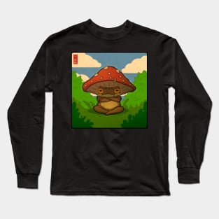 grumpy toadstool toad Long Sleeve T-Shirt